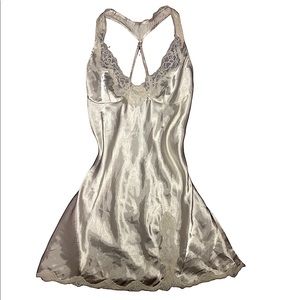 *3 for $25* Satin slip dress with slit